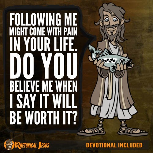 Following me might come with pain in your life. Do you believe me when ...