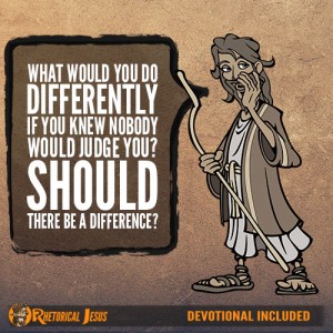 What would you do differently if you knew nobody would judge you? Should there be a difference?