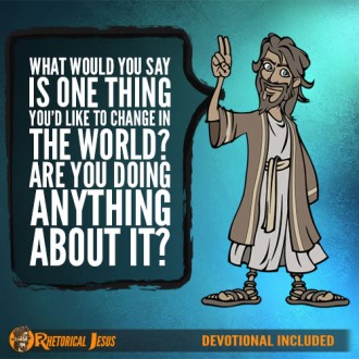 What would you say is one thing you’d like to change in the world? Are you doing anything about it?